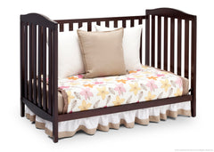 Delta Children Dark Chocolate (207) Capri 3-in-1-Crib, Day Bed Conversion c5c