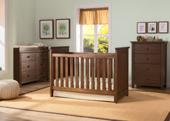 Serta Rustic Oak (229) Northbrook 3-in-1 Crib in Setting b0b