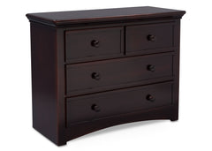 Serta Dark Chocolate (207) 4 Drawer Dresser Right Facing View c2c