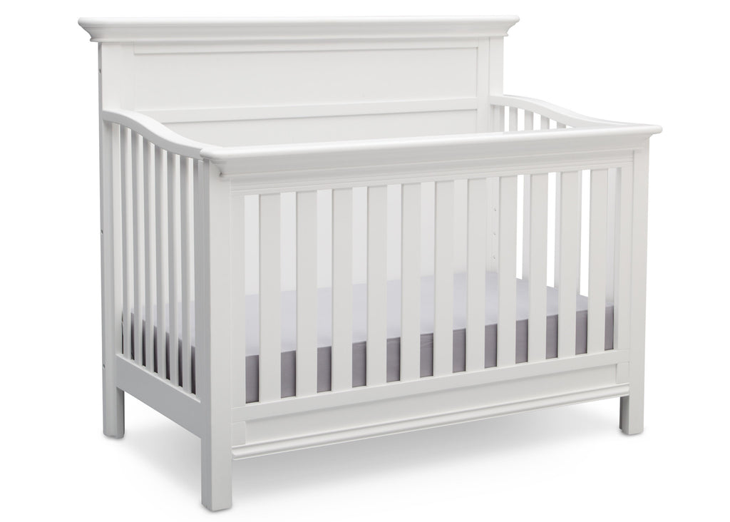 Serta Bianca (130) Fairmount 4-in-1 Crib, Side View with Crib Conversion a4a