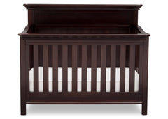 Serta Dark Chocolate (207) Fairmount 4-in-1 Crib, Front View with Crib Conversion c3c