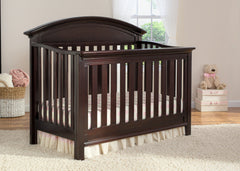 Serta Dark Chocolate (207) Aberdeen 4-in-1 Crib, Crib Conversion in Setting 1 c2c