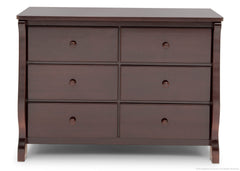 Delta Children Black Cherry Espresso (607) Canton / Eclipse Dresser Front View g1g