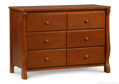 Delta Children Spiced Cinnamon (209) Canton / Eclipse Dresser Side View e2e