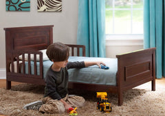 Delta Children Black Cherry Espresso (607) Classic Toddler Bed in Setting 2 a2a