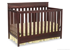 Delta Children Dark Chocolate (207) Geneva 4-in-1 Crib, Crib Conversion c2c
