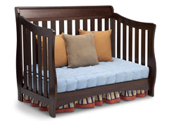 Delta Children Chocolate (204) Bentley 'S' Series 4-in-1 Crib, Day Bed Conversion b4b