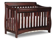 Delta Children Black Cherry Espresso (607) Bentley 'S' Series 4-in-1 Crib, Crib Conversion c3c