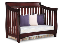 Delta Children Black Cherry Espresso (607) Bentley 'S' Series 4-in-1 Crib, Day Bed Conversion c5c