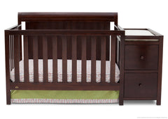 Delta Children Vintage Espresso (616) Chatham Crib 'N' Changer, Crib Conversion a1a