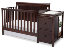 Delta Children Vintage Espresso (616) Chatham Crib 'N' Changer, Crib Conversion a2a