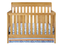 Delta Children Natural (260) Marquis 4-in-1 Crib, Crib Conversion Front View c1c