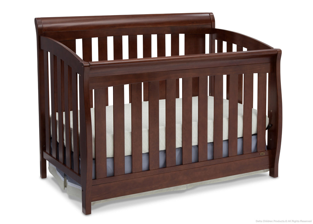 Delta Children Chocolate (204) Clermont 4-in-1 Crib, Crib Conversion b2b