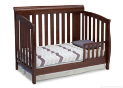 Delta Children Chocolate (204) Clermont 4-in-1 Crib, Toddler Bed Conversion b3b