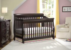 Delta Children Dark Chocolate (207) Canton 4-in-1 Crib in Setting c1c