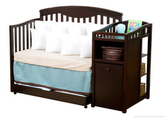 Delta Children Espresso Cherry (205) Cambridge Crib 'N' Changer, Day Bed Conversion a4a
