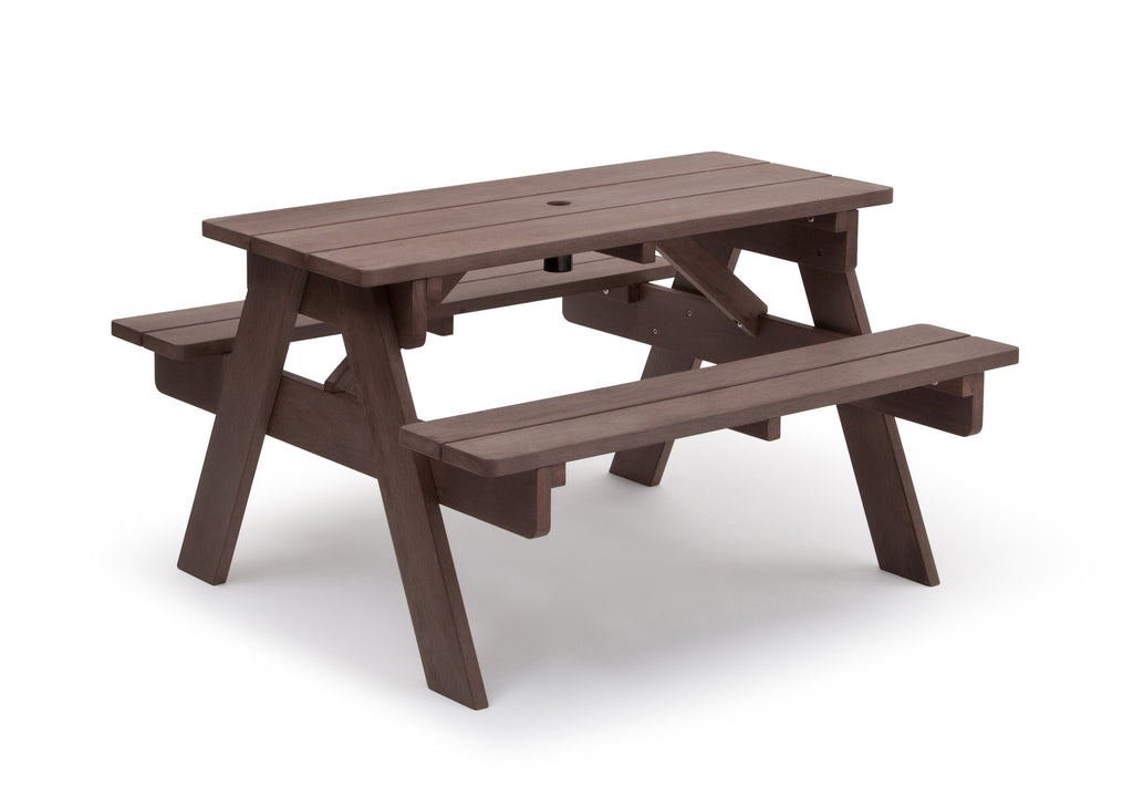 Delta Children Dark Coffee (3001) Child's Picnic Table Right Side View a3a