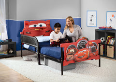 Delta Children Cars Plastic Twin Bed in Setting a1a