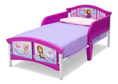 Delta Children Frozen Plastic Toddler Bed Left Side View a3a