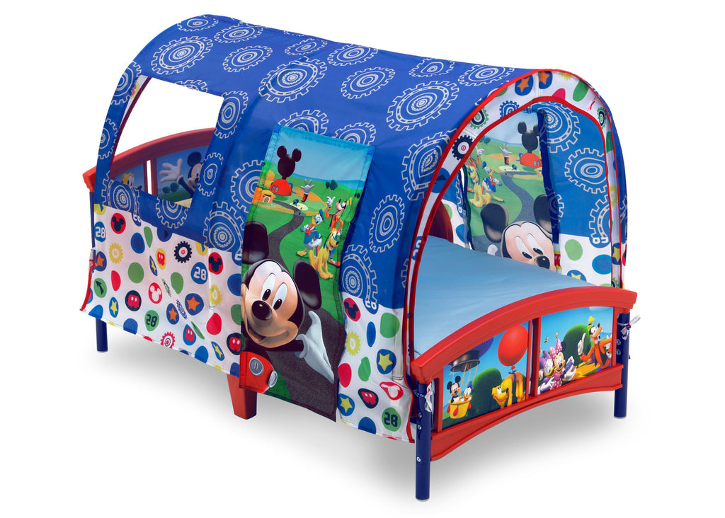 Delta Children Mickey Mouse Toddler Tent Bed, Right View a1a