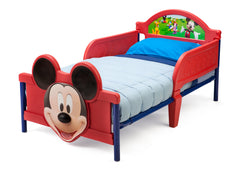 Delta Children Mickey Mouse 3D Footboard Toddler Bed Left Side View a2a