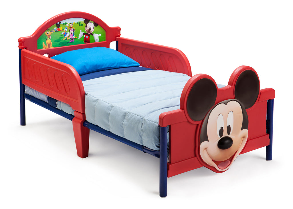 Delta Children Mickey Mouse 3D Footboard Toddler Bed Right Side View a1a