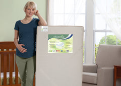 Simmons Kids BeautySleep Naturally Starlette Crib & Toddler Mattress, Lifestyle View, a2a