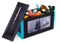 Delta Children Star Wars Store and Organize Toy Box Right View Open Lid a3a