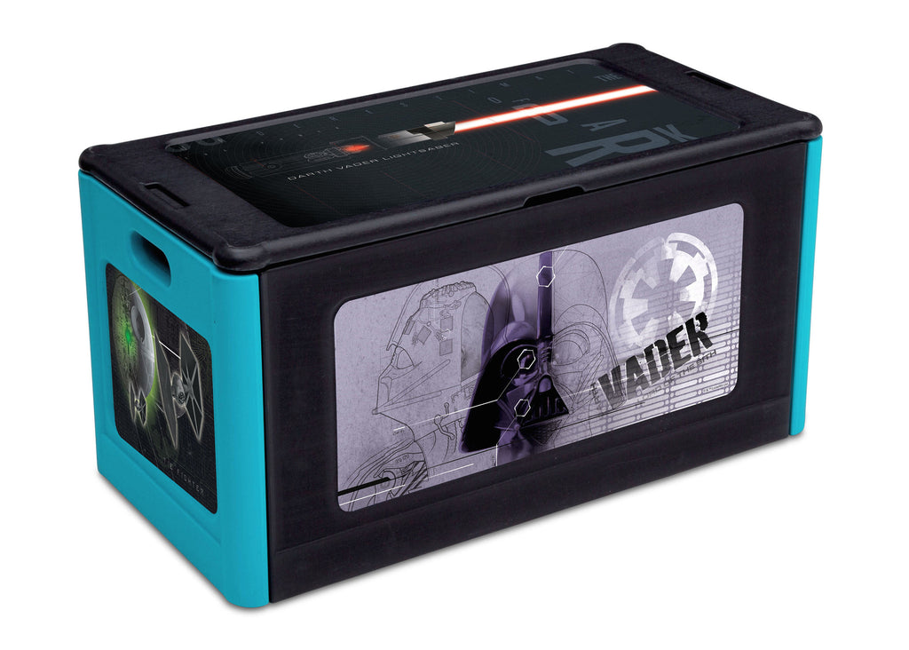 Delta Children Star Wars Store and Organize Toy Box Right View Closed a1a