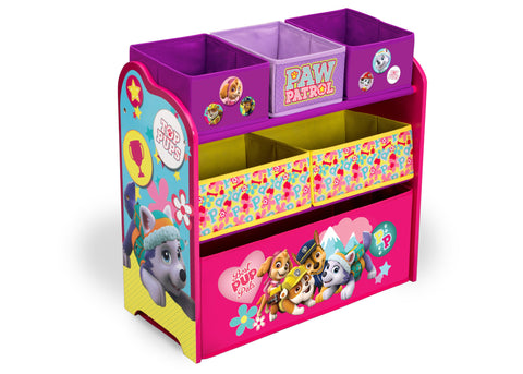 Paw patrol multi shop bin toy organizer