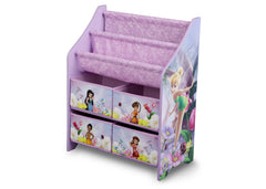 Delta Children Style 1 Fairies Book & Toy Organizer, Left View a2a