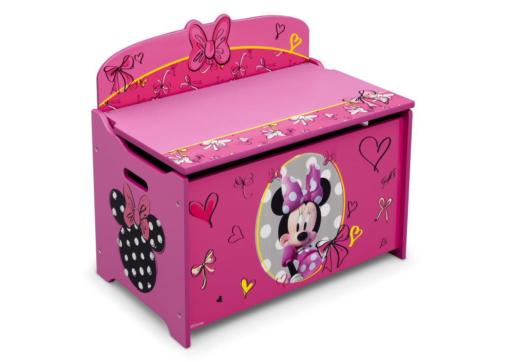 Delta Children Minnie Deluxe Toy Box Right Side View a1a