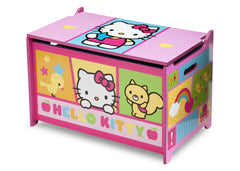 Delta Children Hello Kitty Toy Box Left View a2a