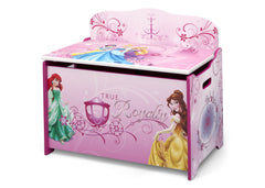 Delta Children Princess Deluxe Toy Box Left Side View a2a