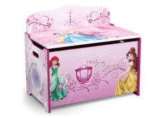 Delta Children Princess Deluxe Toy Box Right Side View a1a