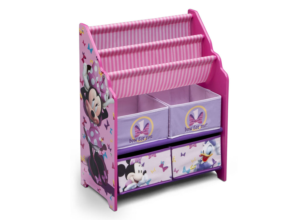 Delta Children Minnie Mouse Book & Toy Organizer, Right View