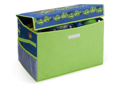 Delta Children Teenage Mutant Ninja Turtles Fabric Toy Box, Left View with Props a4a