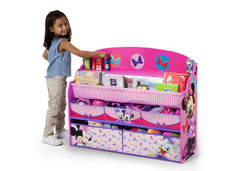 Delta Children Minnie Deluxe Book & Toy Organizer in Setting a3a