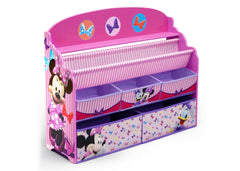 Delta Children Minnie Deluxe Book & Toy Organizer Right Side View a1a