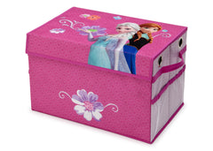 Delta Children Frozen Fabric Toy Box Left Side View a2a
