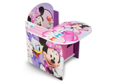 Delta Children Minnie Mouse Chair Desk with Storage Bin Right Side View a1a