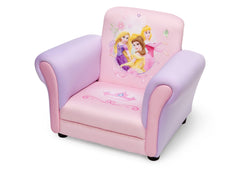 Delta Children Princess Upholstered Chair Left Side View a2a
