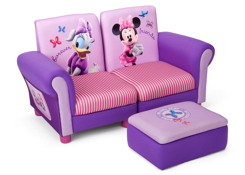 Delta Children Minnie Mouse Upholstered 3 Piece Set Right Side View a1a