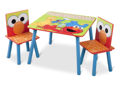 Sesame Street Table Chair Set deltaplayground