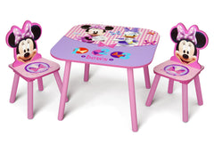 Delta Children Minnie Table and Chair Set Left Side View a2a