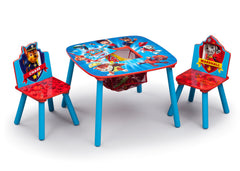 Delta Children PAW Patrol Table and Chair Set, Right View with Storage a1a