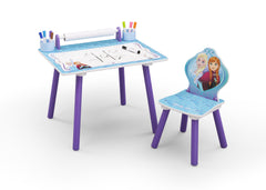 Delta Children Frozen Desk, Right View with Props a2a