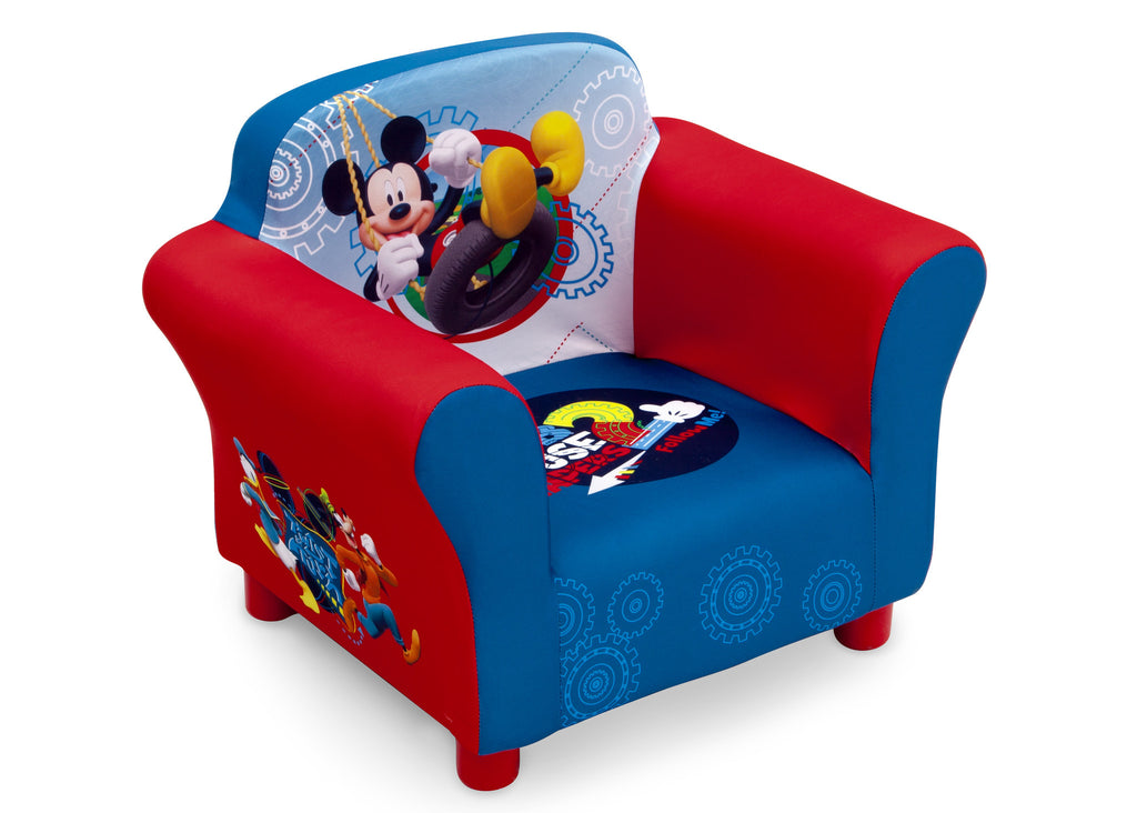 Delta Children Mickey Mouse Upholstered Chair, Right View, a1a