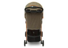 Delta Children Green Camo with Orange Accents (346) CX Rider Flat-Fold Stroller, Back View a5a