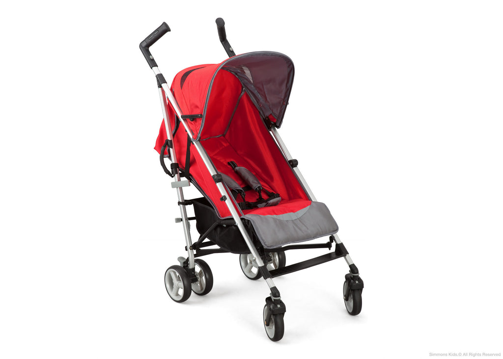 Simmons Kids® Vigor Red (623) Comfort Tech Tour LX Stroller, Right View c1c